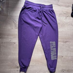 Disney Parks Star Wars Purple Joggers XL